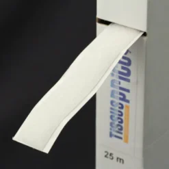 Rouleau 25m Auto-agrippant adhésif velours 20 mm blanc