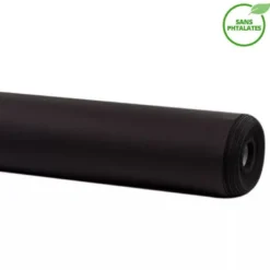 Rouleau 40m simili cuir noir
