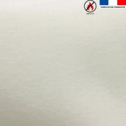 Rouleau 20m Toile coton ignifugée M1 blanc