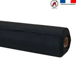 Rouleau 30m Toile ignifugée M1 permanent noir