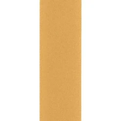 Ruban satin double face caramel doré 50mm