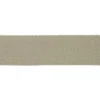 Sangle aspect et toucher coton 30mm beige