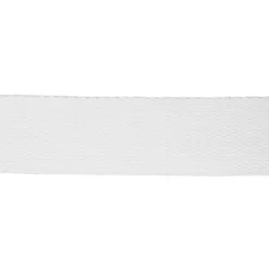 Sangle aspect et toucher coton 30mm blanche