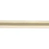 Sangle 3 bandes fil métal or écru et taupe