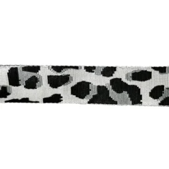 Sangle léopard 38mm gris galet et grise