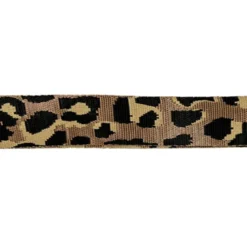 Sangle léopard 38mm mordoré et beige
