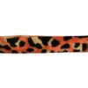 Sangle léopard 38mm orange foncé et ocre