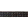Sangle pied de poule 38mm marron foncé et chocolat