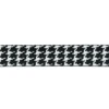 Sangle pied de poule 38mm noir et blanc