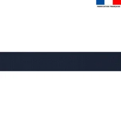 Sangle polyester aspect coton 30mm bleu marine