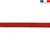 Sangle polyester aspect coton 23mm rouge foncé
