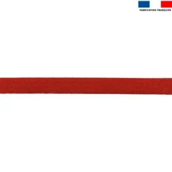 Sangle polyester aspect coton 23mm rouge foncé