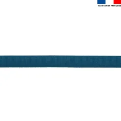 Sangle polyester aspect coton 23mm bleu pétrole