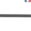 Sangle polyester aspect coton 23mm gris foncé