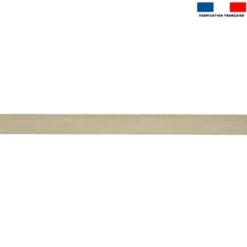 Sangle polyester aspect coton 23mm beige