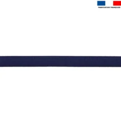Sangle polyester aspect coton 23mm bleu marine
