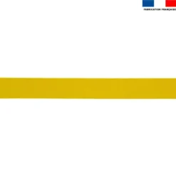 Sangle polyester aspect coton 30mm jaune