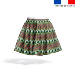 Sapin effet tricoté - Fond blanc
