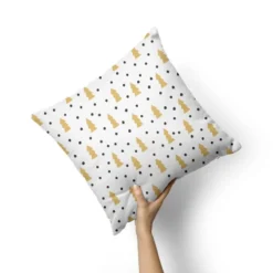 Sapin or et pois noirs - Fond blanc