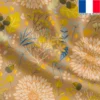 Satin or motif feuille d'automne