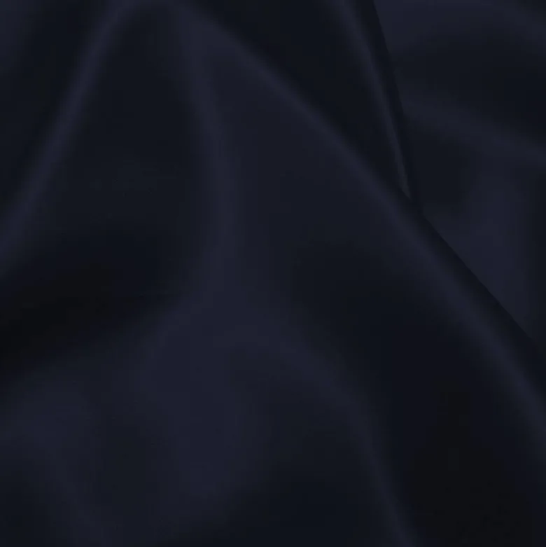 Satin uni bleu nuit 140 cm