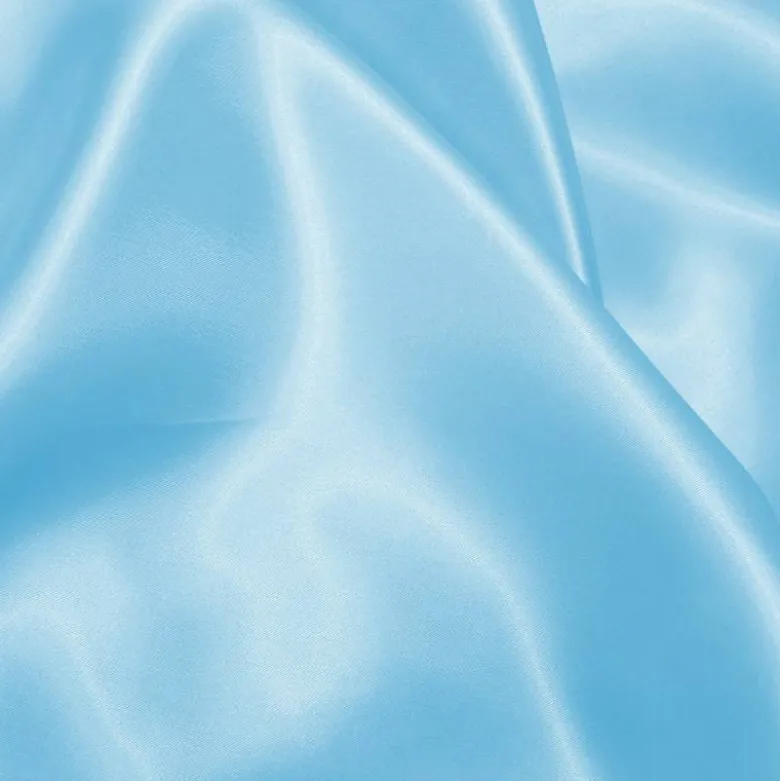 Satin uni bleu pastel 140 cm