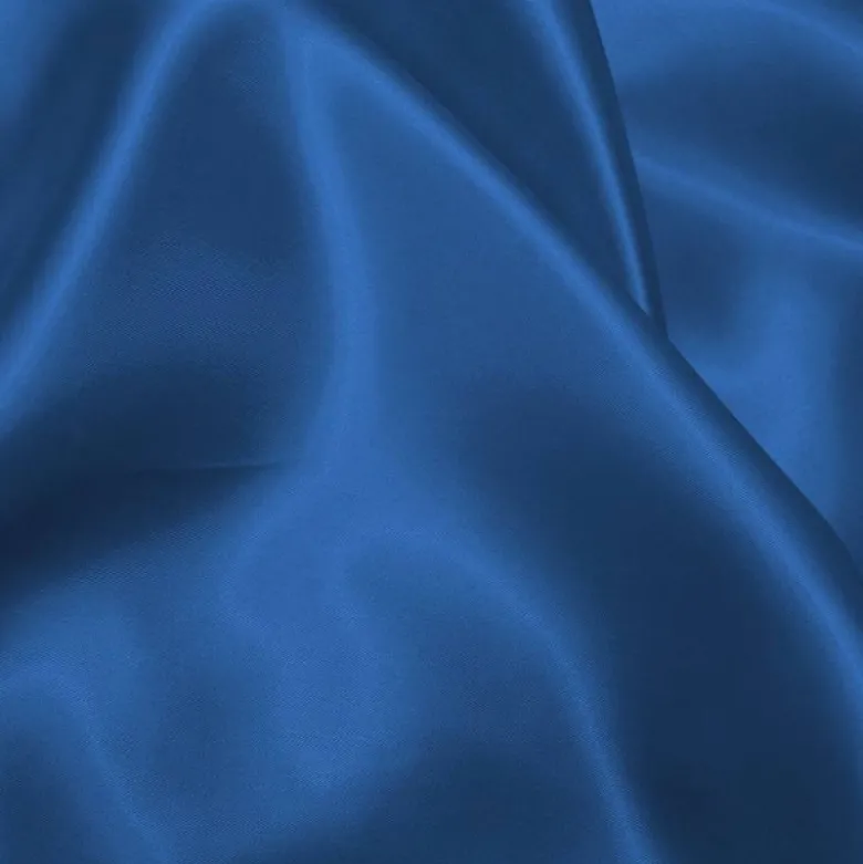 Satin uni bleu saphir 140 cm