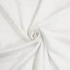 Satin uni extensible microfibre royal blanc