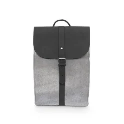 Simili cuir écaille argent