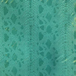 Simili cuir dragon turquoise