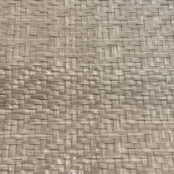 Simili cuir nautique beige effet tressé