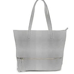 Simili cuir uni argent