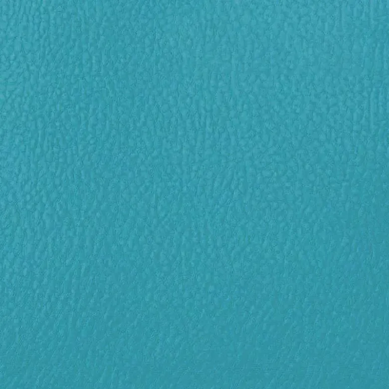 Simili cuir uni bleu azur