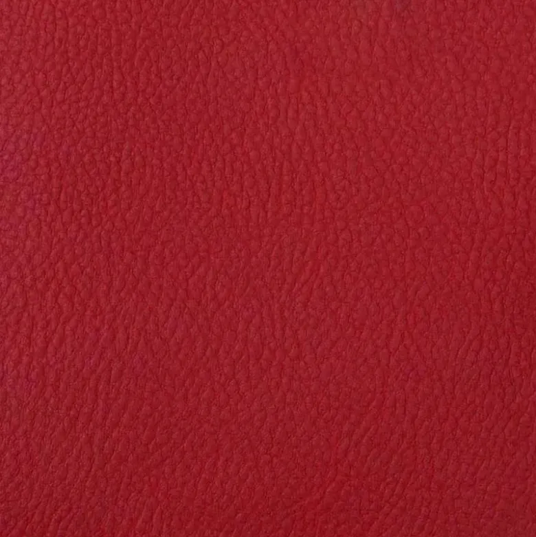 Simili cuir uni rouge carmin