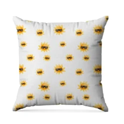 Soleil lunette de soleil - Fond blanc