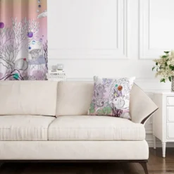 Sous la mer - Fond rose - Création Lili Bambou Design