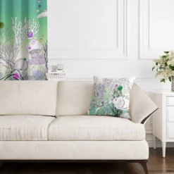 Sous la mer - Fond vert - Création Lili Bambou Design
