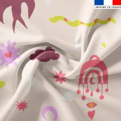 Symboles magiques - Fond beige - Création Lili Bambou Design
