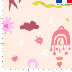 Symboles magiques - Fond beige - Création Lili Bambou Design