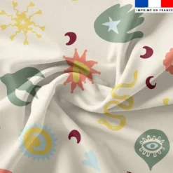 Symboles rêve magique - Fond beige - Création Lili Bambou Design