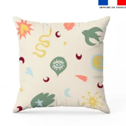Symboles rêve magique - Fond beige - Création Lili Bambou Design