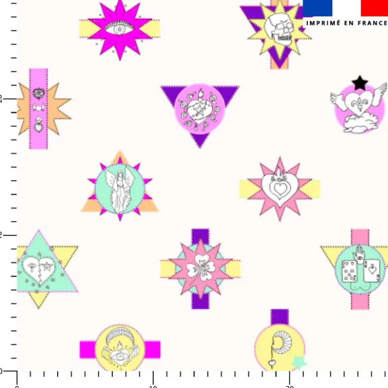 Talismans - Fond beige - Création Lili Bambou Design