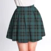 Tartan bleu canard et noir