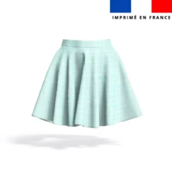 Tartan bleu pastel - Fond blanc