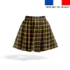 Tartan classique jaune et bleu - Fond jaune