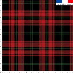 Tartan rouge et noir