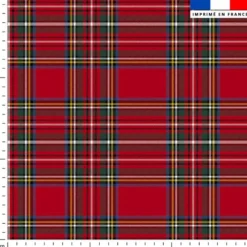 Tartan rouge et vert