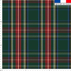 Tartan vert et rouge