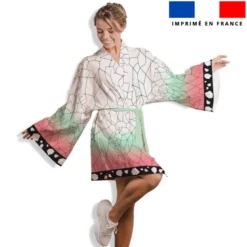 Texture papillon dégradé pastel - Fond blanc