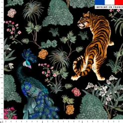 Tiger asiatique - Fond noir